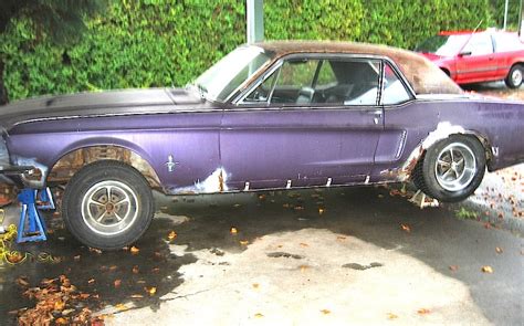 Special Purple 1968 Ford Mustang Hardtop