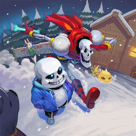 Stollin' through Snowdin | Undertale, Undertale drawings, Undertale art