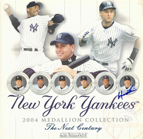 Lot Detail - 2004 Hideki Matsui Autographed New York Yankees Medallion ...