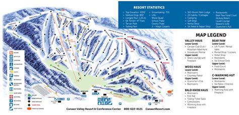 Canaan Valley Trail Map | SkiCentral.com