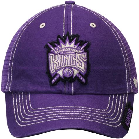 Men's '47 Purple Sacramento Kings Turner Clean Up Snapback Adjustable ...