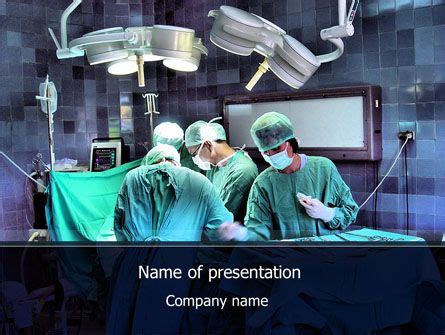 Surgical Procedure PowerPoint Template Organ Transplant, General ...