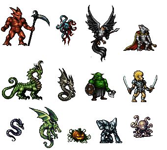 13 rpg enemies @ PixelJoint.com