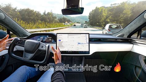 Tesla Self-driving Car Video | How To Use Tesla Autopilot Mode