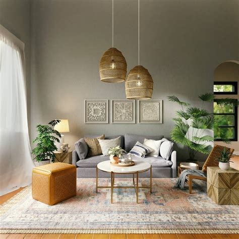 How To: The Minimalist Bohemian Living Room - Homilo