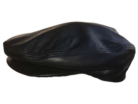 Leather Driving Cap [12019] - $115.00 : John Helmer