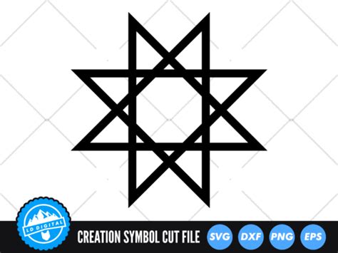 1 Creation Symbol Silhouette Designs & Graphics