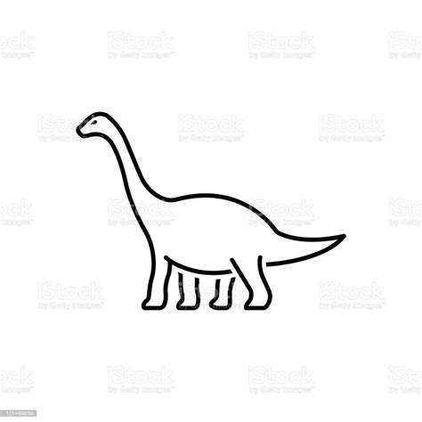 Dinosaur Herbivore Stock Illustration - Download Image Now - Animal, Animal Wildlife, Danger ...