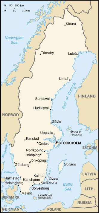 Climate information for Sweden - Climate Zone