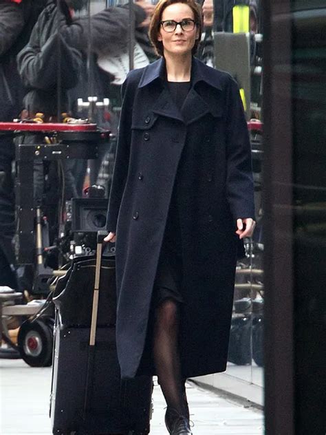 Shop Anatomy of a Scandal 2022 Michelle Dockery Black Coat