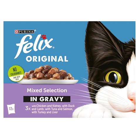 Felix Cat Food Mixed Selection In Gravy 12 x 100g | Zoom