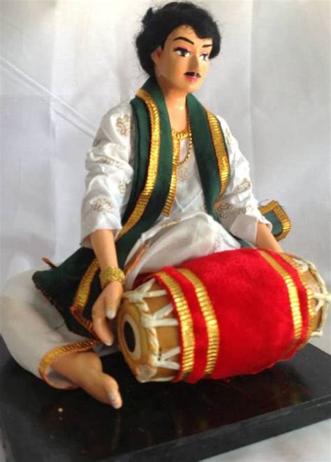 Mridangam Player | Indian dolls, Cloth dolls handmade, Wedding doll