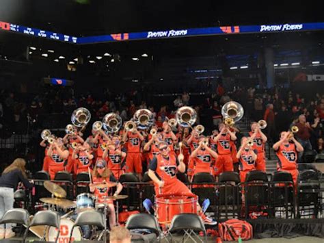 ‘Go Dayton Flyers became Go FDU Knights;’ Flyer Pep Band cheering no ...