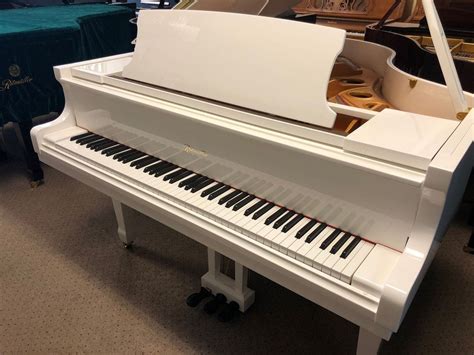 NEW Bright White Baby Grand Piano - just $13,990! - Dave's Piano Showroom