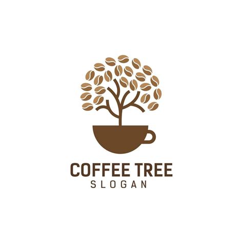 coffee tree logo design template 4909799 Vector Art at Vecteezy