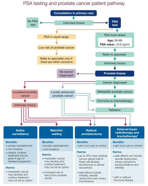 Prostate cancer screening and the prostate-specific antigen (PSA) test ...