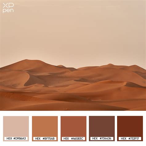 From Desert to Ocean: Exploring Nature's Color Palette Ideas | XPPen