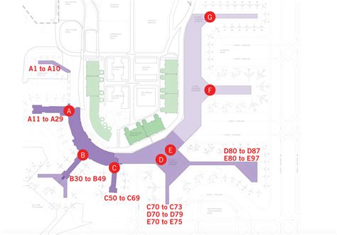 Calgary International Airport Map