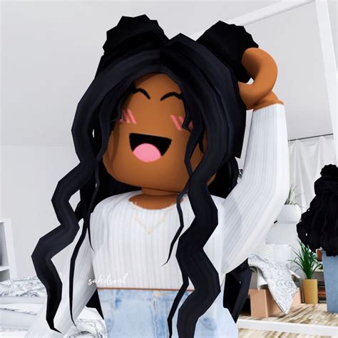 Pin by 𝙼𝚘𝚕𝚕𝚢 𝙼𝚌𝙺𝚒𝚗𝚗𝚎𝚢♡ on Roblox Gfx in 2020 | Roblox pictures, Roblox animation, Black hair roblox