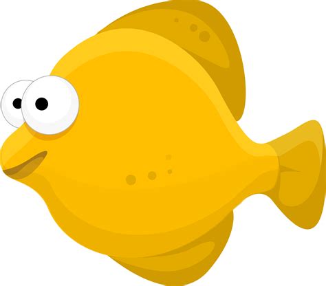 #Artwork #Vector Fish Cartoon Images Png | cartoon.ankaperla.com | Yellow fish, Fish artwork ...