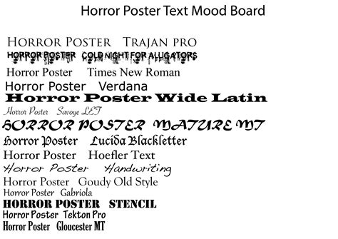 6 Different Fonts Scary Images - Scary Halloween Fonts Free, Horror Fonts On Microsoft Word and ...