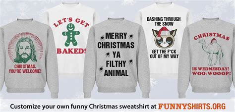 Spread Some Holiday Cheer with Funny Christmas Sweatshirts ...