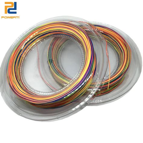 POWERTI 0.68mm Badminton Racket String Rainbow Badminton String Control Durable 200 Reel String ...