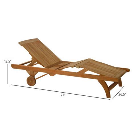 Kingsley Bate Classic Teak Chaise Lounge | AuthenTEAK