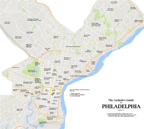 A Map Of Philadelphia - Draw A Topographic Map