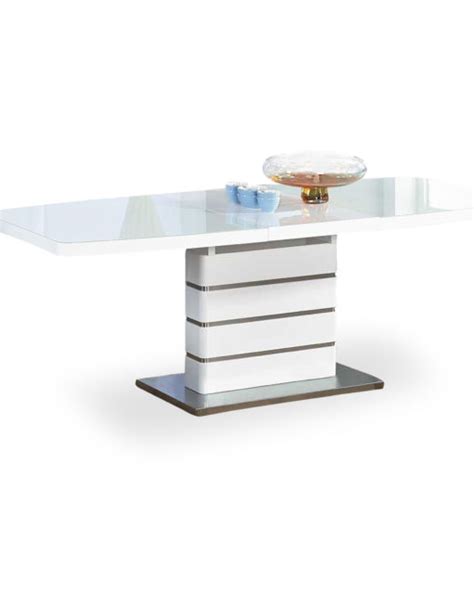 The Opulent White Glass Extendable Dining table - Expand Furniture - Folding Tables, Smarter ...