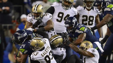 New Orleans Saints vs Seattle Seahawks in pictures