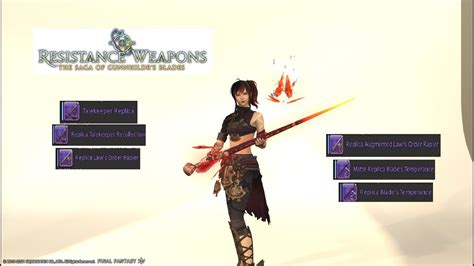 Ffxiv all summoner relic weapons