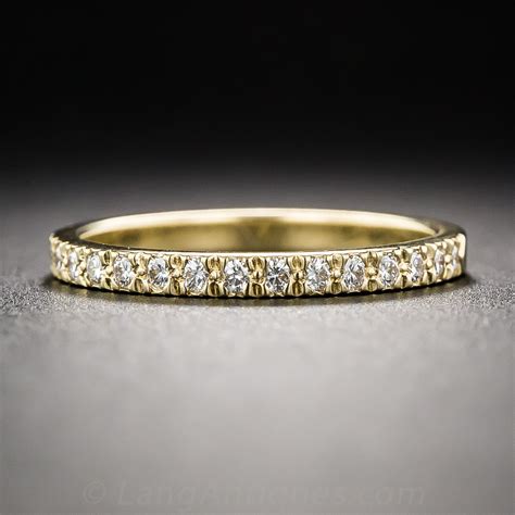 Tiffany & Co. 18K Yellow Gold Diamond Wedding Band