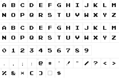 Pixel Font - 1001 Free Fonts