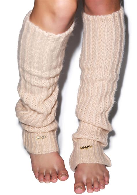 Wildfox Couture Loose Knit Leg Warmers | Dolls Kill