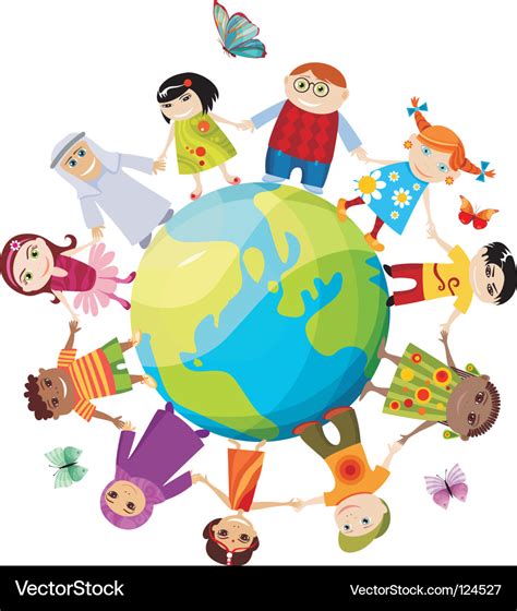 Children of the world Royalty Free Vector Image