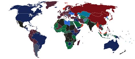 The color of every country's passport, in one map - Vox