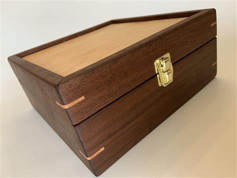 Wooden Stash Box | Walnut & Maple Wood | Flavor Fix