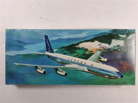 VINTAGE REVELL SAVENA Airlines Boeing 707 Model Kit H-243 - NEW Open ...