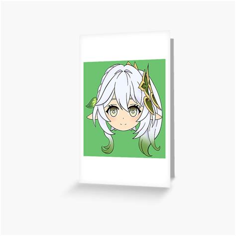 "Dendro Archon Nahida/Kusanali fanart" Greeting Card for Sale by Confettari | Redbubble