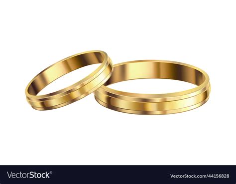 Wedding rings Royalty Free Vector Image - VectorStock