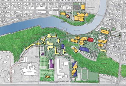 Uw Eau Claire Campus Map – Map Vector