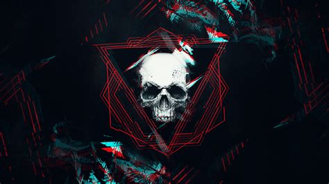 Glitch Skull Wallpapers - Top Free Glitch Skull Backgrounds ...