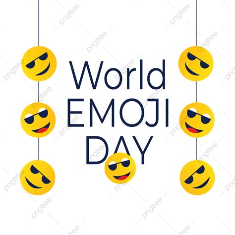 World Emoji Day Vector Art PNG, World Emoji Day, Emoji Icon, Celebrate ...