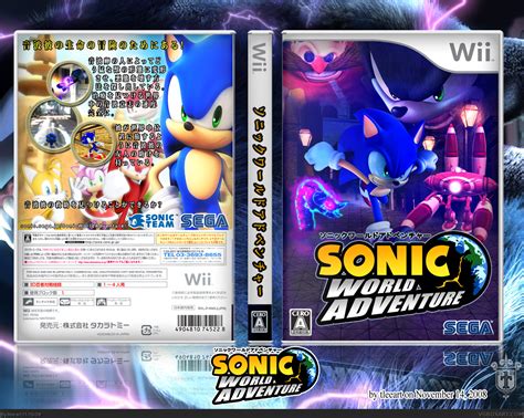 Viewing full size Sonic World Adventure box cover