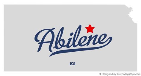 Map of Abilene, KS, Kansas