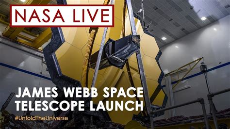 James Webb Space Telescope Launch — Official NASA Broadcast | James webb space telescope, Space ...