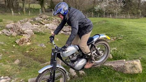 86 years young Motorcycle Trials Champion in action! - YouTube