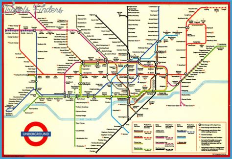 London Subway Map - TravelsFinders.Com