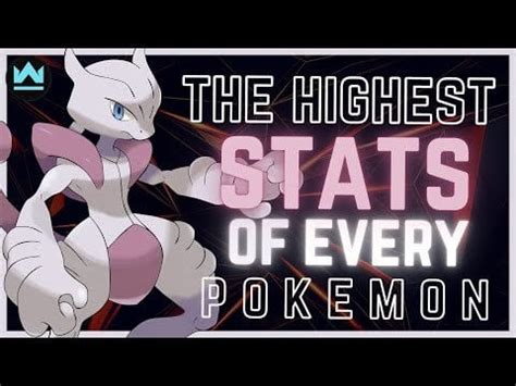 The HIGHEST STATS Of Every POKEMON : r/PokeTube